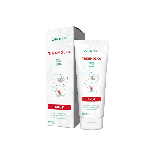Cannaderm Thermolka Akut hřejivá masážní emulze 125 ml