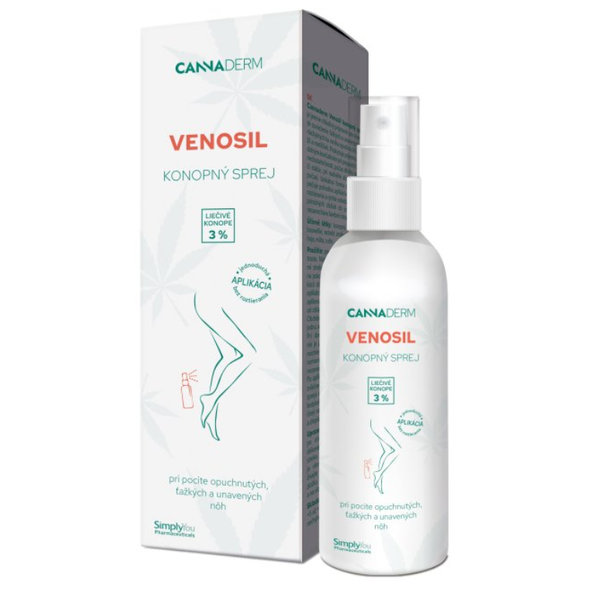 Cannaderm Venosil konopný sprej na unavené nohy 150 ml