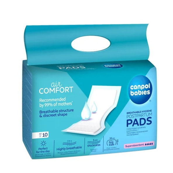 Canpol Babies poporodní vložky superabsorpční 73/003 10 ks