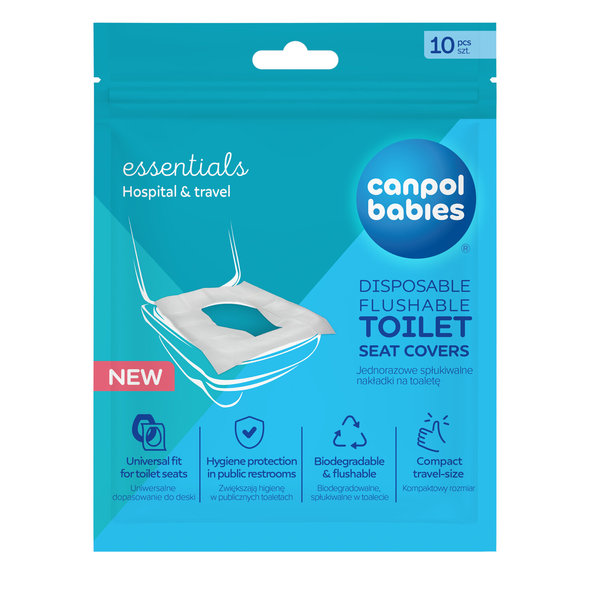 Canpol Babies Jednorázové hygienické podložky na WC 10 ks