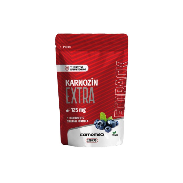 CarnoMed Karnozin Extra 125 mg Ecopack 240 kapslí