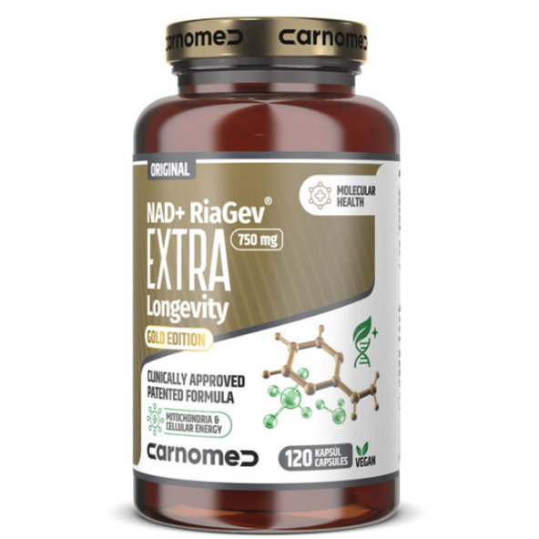 CarnoMed NAD+ RiaGev Extra Longevity 120 mg kapslí