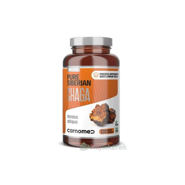 CarnoMed Pure Siberian Chaga 120 kapslí