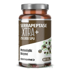 CarnoMed SERRAPEPTASE EXTRA+ 250000 SPU 60 kapslí