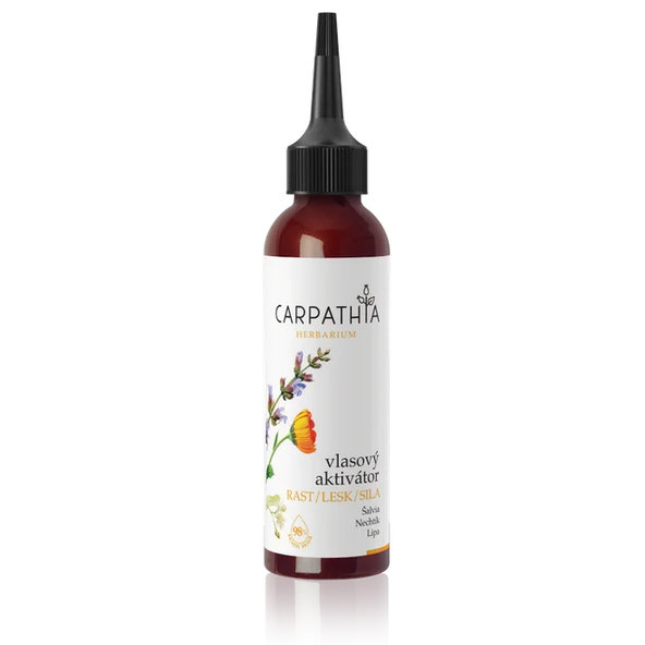 Carpathia Herbarium vlasový aktivátor Růst lesk a síla 150 ml
