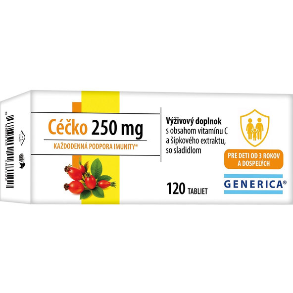 GENERICA Céčko 250 mg 120 tablet