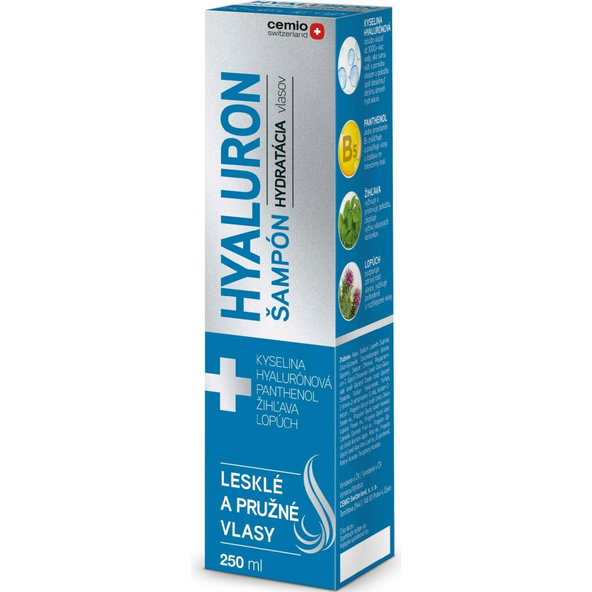 Cemio Hyaluron šampon pro hydrataci vlasů 250 ml