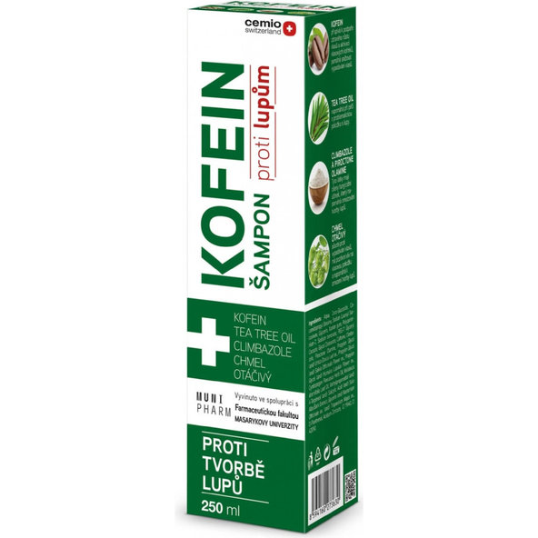 Cemio Kofein šampon proti lupům 250 ml