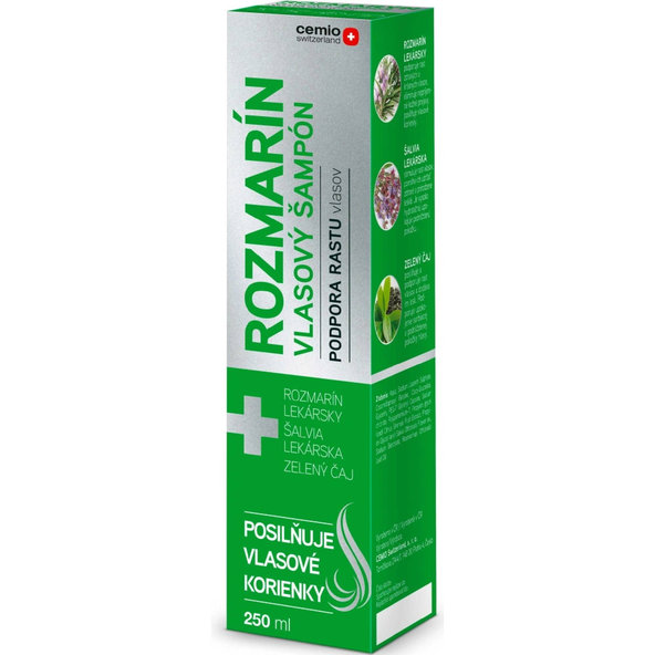 Cemio Rozmarýn vlasový šampon podpora růstu vlasů 250 ml