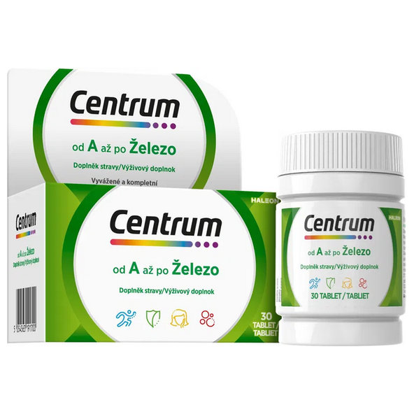 Centrum A až Železo 30 tablet