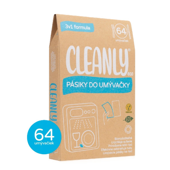 CleanlyEco Pásky do myčky nádob 64 ks
