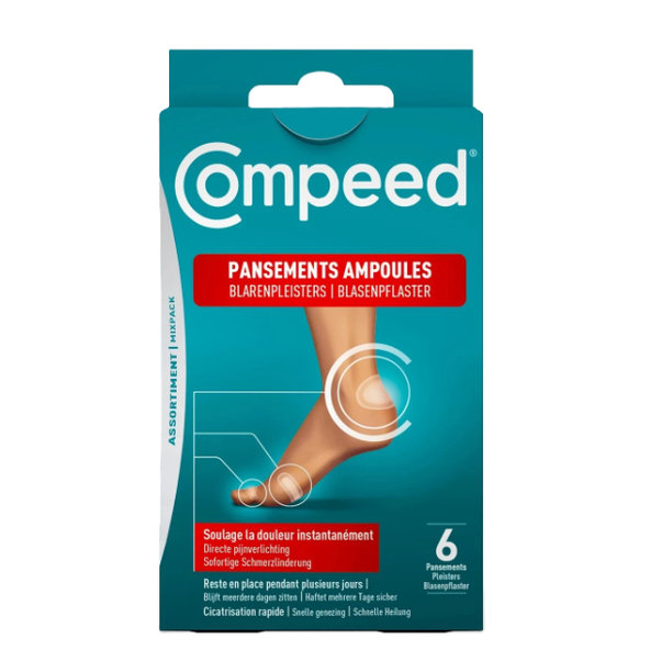 Compeed náplast na puchýře na nohy malá 6 ks