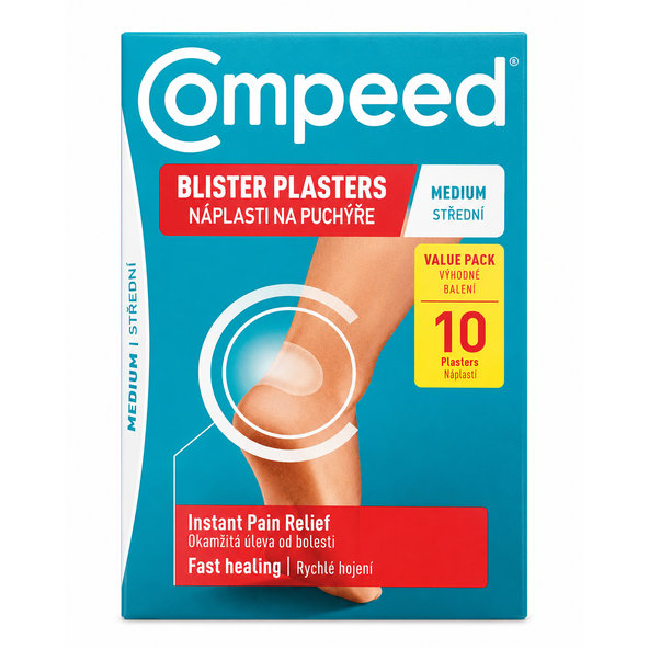 Compeed gélová náplast na puchýře 10 ks