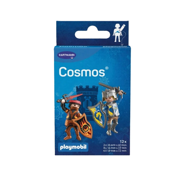 Cosmos Playmobil Novelmore voděodolné dětské náplasti 12 ks