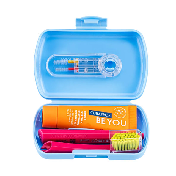 CURAPROX Travel set modrý