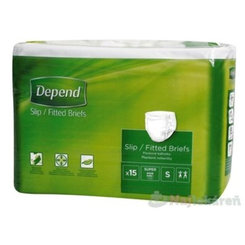 DEPEND Slip Super Inkontinenční kalhotky plenkové S prodyšné 15 ks