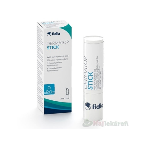 Dermatop Stick tyčinka na rty 3 ml