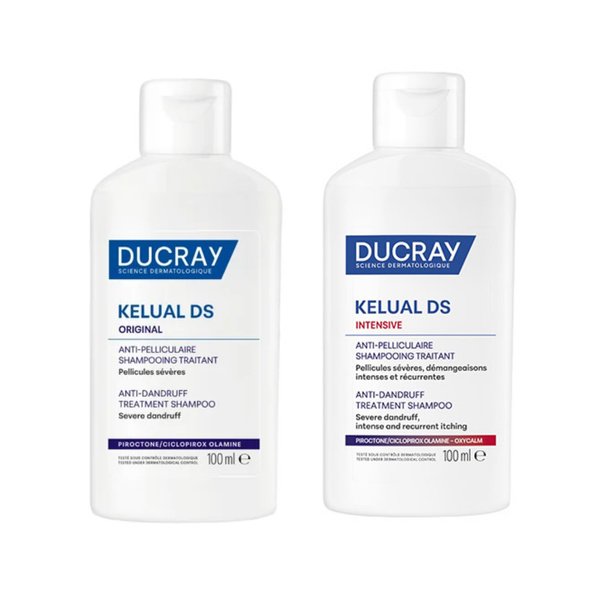 Ducray Kelual DS sada šampon Intensive + Original 2 × 100 ml