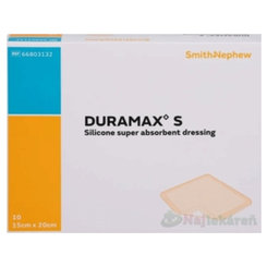 Duramax S silikonové superabsorpční krytí 15 × 20 cm 10 ks
