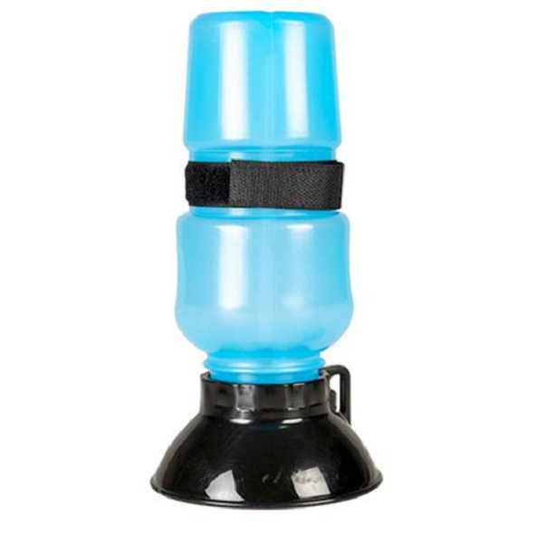Duvo+ Fľaša na vodu pre psy modrá 500 ml 10,5 × 10,5 × 21,5 cm