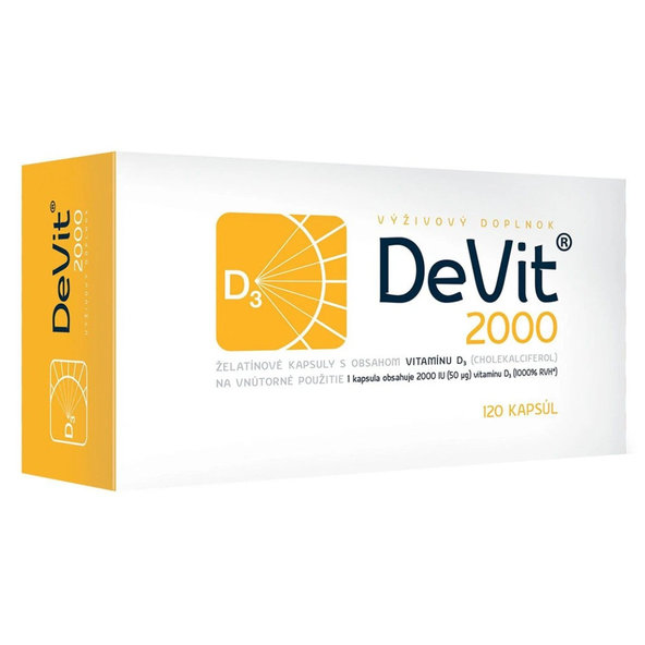 DeVit 2000 kapslí 120 kapslí