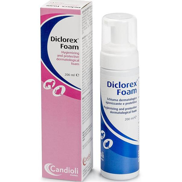 Diclorex Foam pěna s chlorhexidinem pro psy a kočky 200 ml