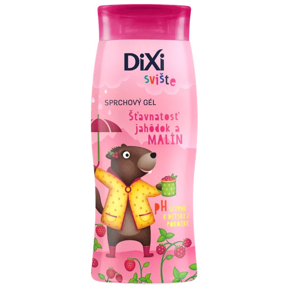 Dixi Svište sprchový gel Šťavnatost jahod a malin 400 ml