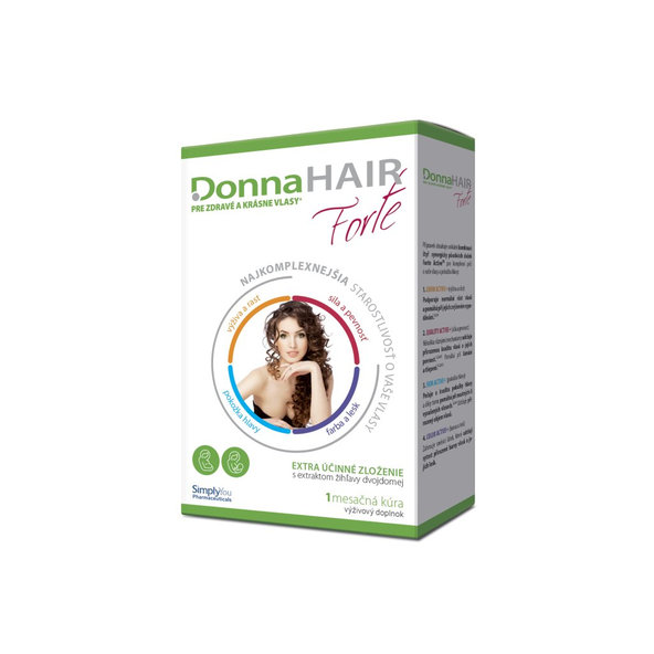 Donna Hair Forte 1měsíční kúra 30 kapslí