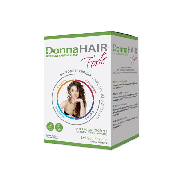 Donna Hair Forte 4měsíční kúra 90+30 kapslí zdarma