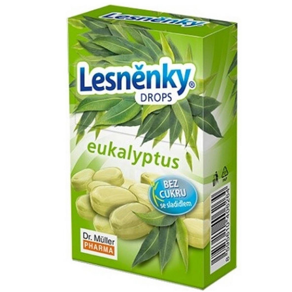 Dr. Müller Lesněnky eukalyptus bez cukru 38 g