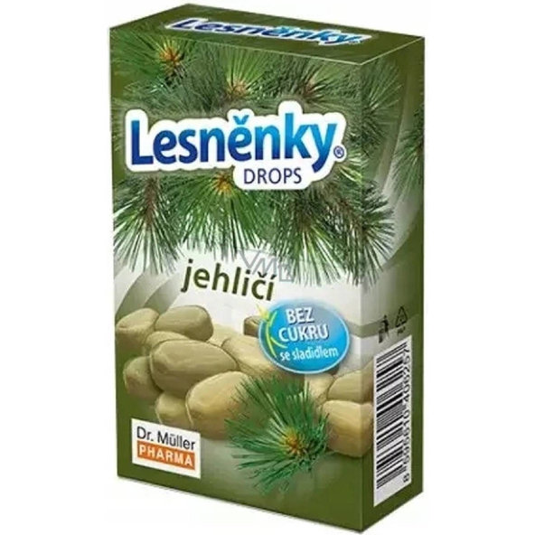 Dr. Müller Lesněnky jehličí pastilky bez cukru 38 g