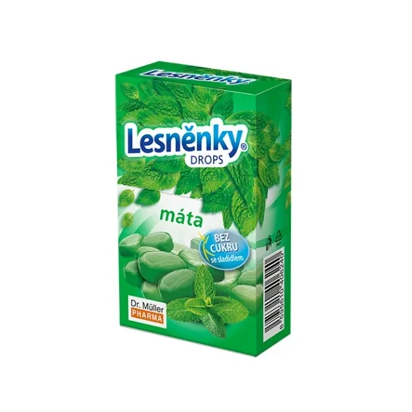 Dr. Müller Lesněnky máta pastilky bez cukru 38 g