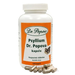 DR. POPOV Psyllium 120 kapslí
