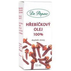 DR. POPOV Hřebíčkový olej 100% 10 ml