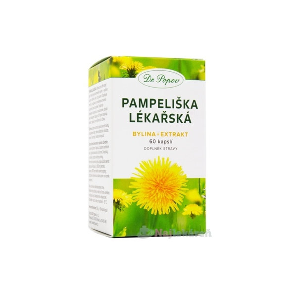 DR. POPOV Pampeliška lékařská 60 kapslí
