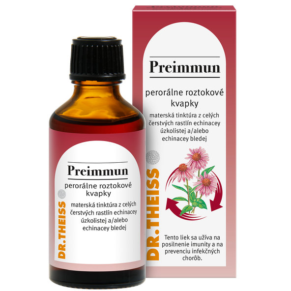 Dr. Theiss Echinacea Kräuter Preimmun, bylinné kapky 50 ml