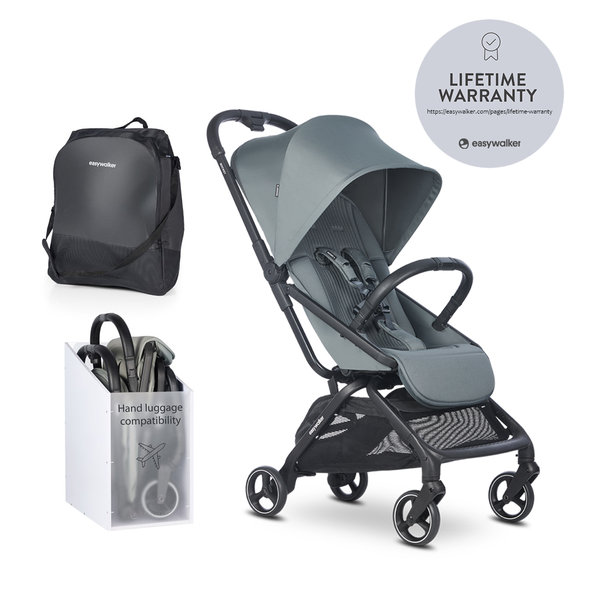 EASYWALKER Rockey S sportovní kočárek Smooth Grey
