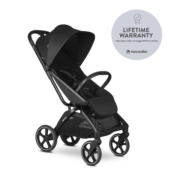 EASYWALKER Rockey L sportovní kočárek Pure Black
