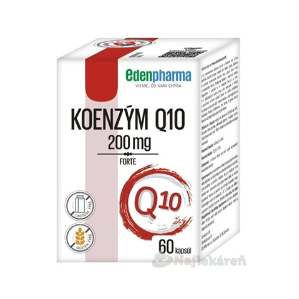 EDENPharma Koenzym Q10 200 mg Forte 60 kapslí