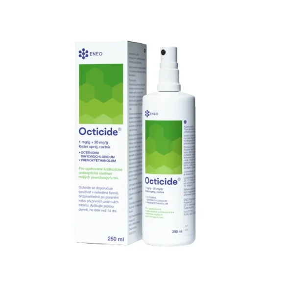 ENEO Octicide 1 mg/g + 20 mg/g antiseptický kožní sprej 250 ml