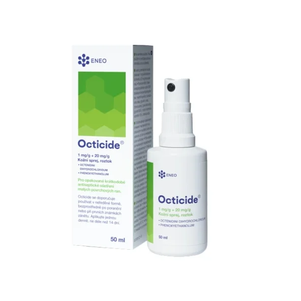 ENEO Octicide 1 mg/g + 20 mg/g antiseptický kožní sprej 50 ml
