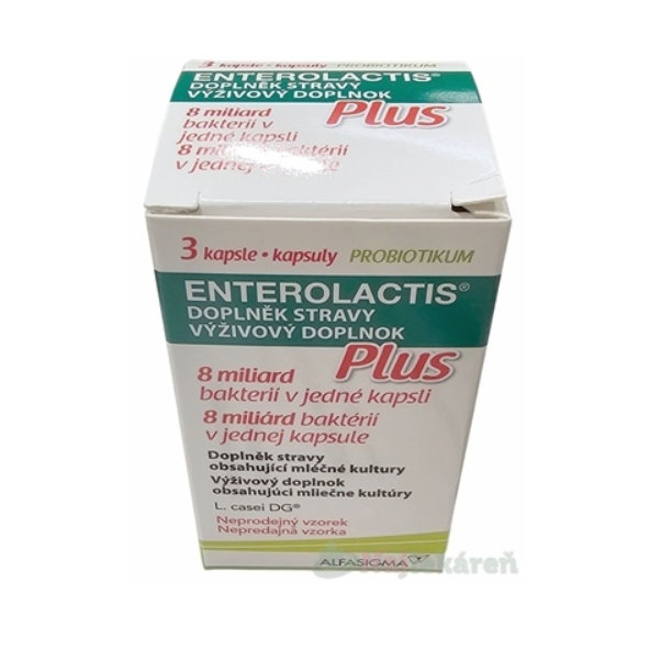 Enterolactis Plus 319 mg vzorek 3 kapsle