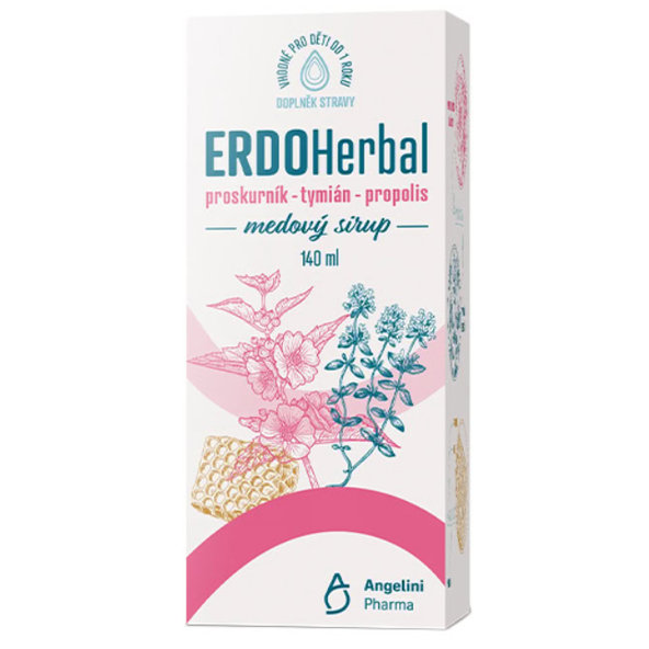 ErdoHerbal medový sirup 140 ml