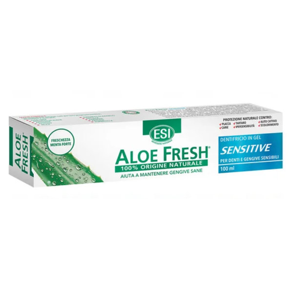 ESI Aloe Fresh Sensitive gelová zubní pasta 100 ml