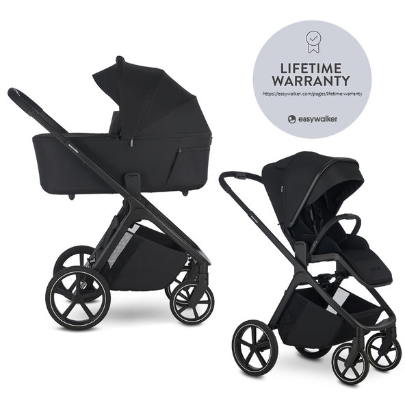 EASYWALKER Zoey Go kombinovaný kočárek Pure Black