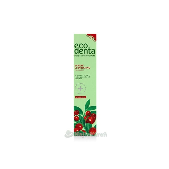 EcoDenta Tartar Eliminating zubná pasta proti zubnému kameni 100 ml