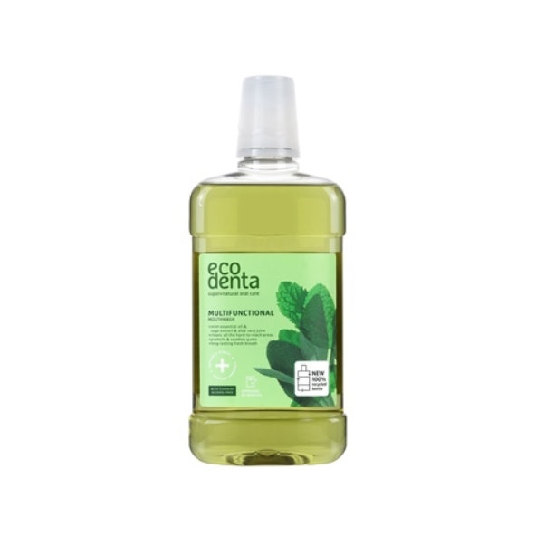 Ecodenta Multifunctional ústní voda šalvěj aloe vera máta 500 ml