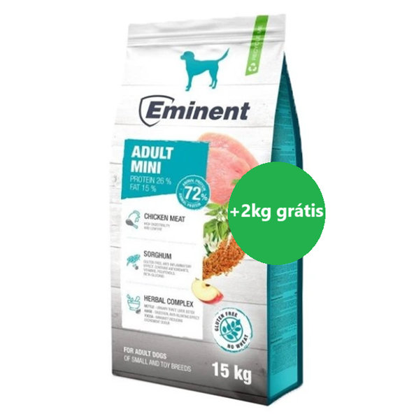 Eminent Dog Adult Mini granule pro dospělé psy malých plemen 15+2 kg