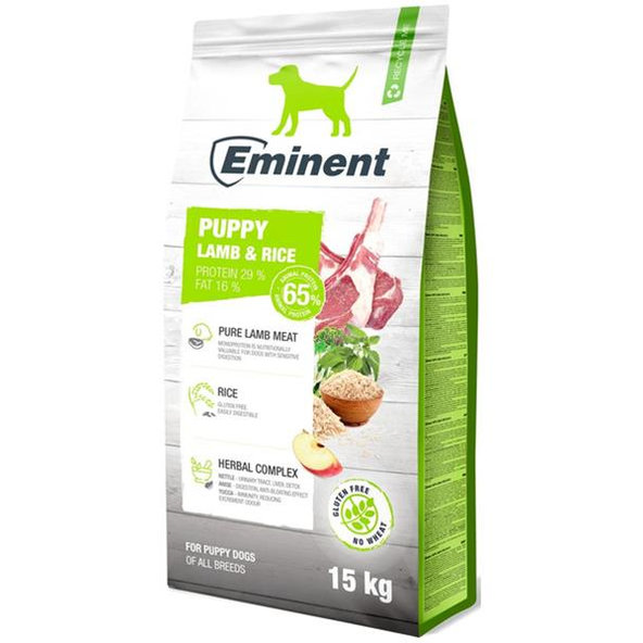 Eminent Dog Puppy Lamb & Rice granule pro štěňata 15 kg