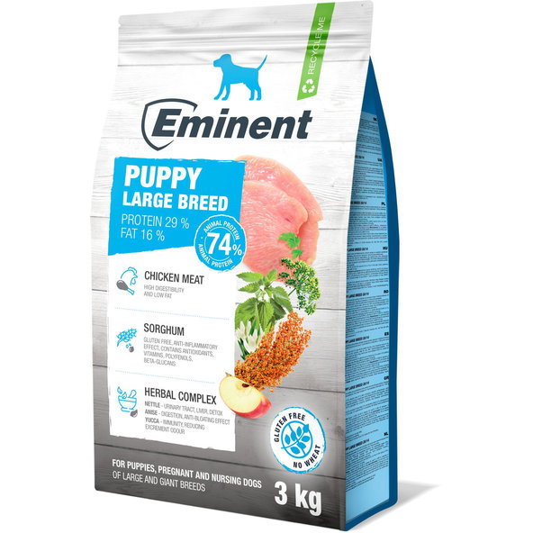Eminent Dog Puppy Large Breed granule pro štěňata 3 kg